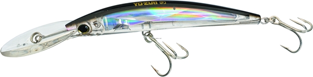 Picture of Yo-Zuri Crystal 3D Minnow Deep Diver, 6", 1 3/8 Oz, Silver Black, Floating F1154C4