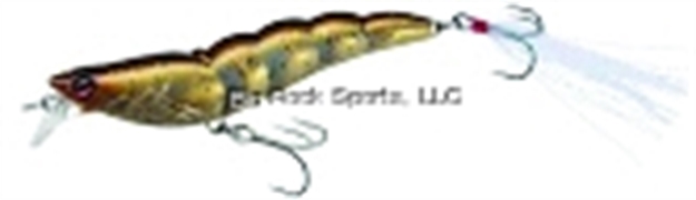 Picture of Yo-Zuri Crystal 3D Shrimp Mylar Tinsel Tail, 2 3/4", 1/4 Oz, New Penny Gold Flake, Sinking