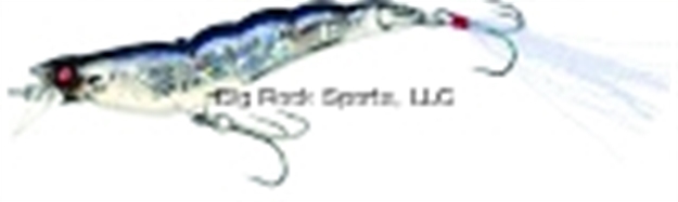 Picture of Yo-Zuri Crystal 3D Shrimp Mylar Tinsel Tail, 2 3/4", 1/4 Oz, Pearl Blue, Sinking