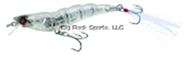 Picture of Yo-Zuri Crystal 3D Shrimp Mylar Tinsel Tail, 3 1/2", 7/16 Oz, Ghost Shrimp, Sinking