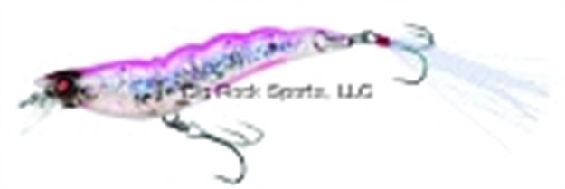 Picture of Yo-Zuri Crystal 3D Shrimp Mylar Tinsel Tail, 3 1/2", 7/16 Oz, Hot Pink, Sinking R1162HP