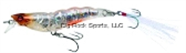 Picture of Yo-Zuri Crystal 3D Shrimp Mylar Tinsel Tail, 3 1/2", 7/16 Oz, Tiger Shrimp, Sinking