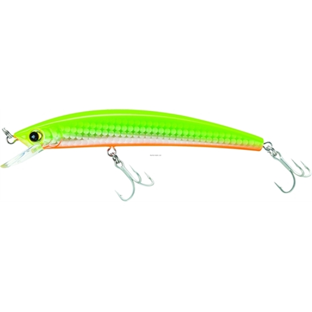 Picture of Yo-Zuri Crystal Minnow, 3 1/2", 1/4 Oz, Holographic Chartreuse, Suspending