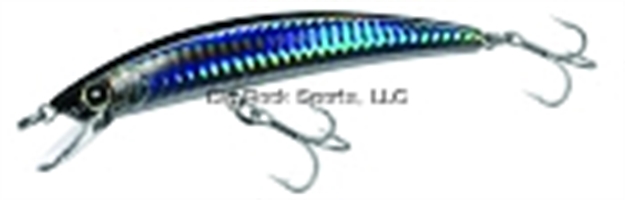 Picture of Yo-Zuri Crystal Minnow, 3 1/2", 1/4 Oz, Silver Black, Floating