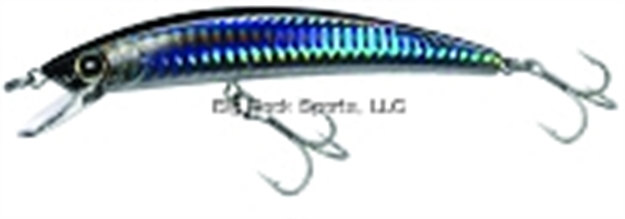 Picture of Yo-Zuri Crystal Minnow, 3 1/2", 3/8 Oz, Silver Black Gold, Sinking