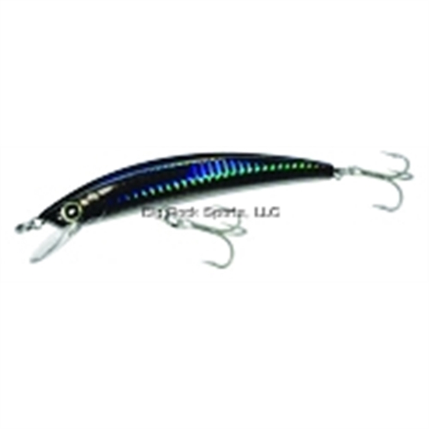 Picture of Yo-Zuri Crystal Minnow, 4 3/8", 1/2 Oz, Ghost Black, Suspending