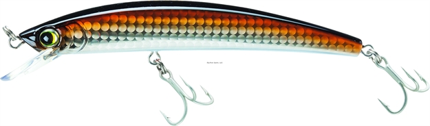 Picture of Yo-Zuri Crystal Minnow, 4 3/8", 7/16 Oz, Holographic Bronze Shiner, Floating