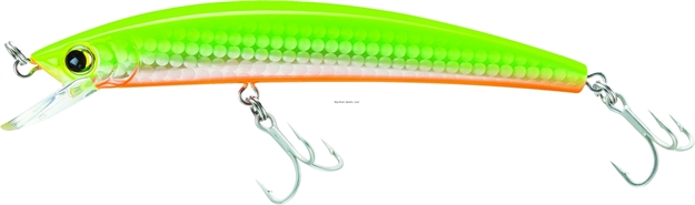 Picture of Yo-Zuri Crystal Minnow, 5 1/4", 5/8 Oz, Holographic Chartreuse, Floating