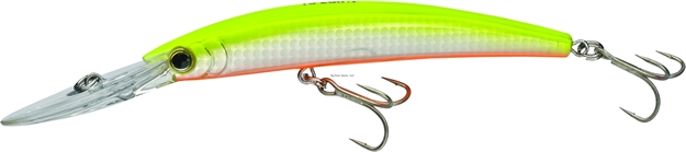 Picture of Yo-Zuri Crystal Minnow Deep Diver, 3 1/2", 3/8 Oz, Holographic Chartreuse, Floating