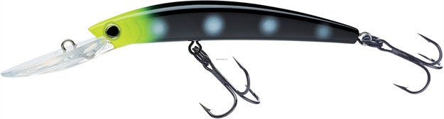 Picture of Yo-Zuri Crystal Minnow Deep Diver Walleye Trolling Bait 3/8Oz 3-1/2" 7 FT #6 Hooks Zombie