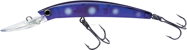 Picture of Yo-Zuri Crystal Minnow Deep Diver Walleye Trolling Bait 9/16Oz 4-3/8" 10 FT #2 Hooks Midnight