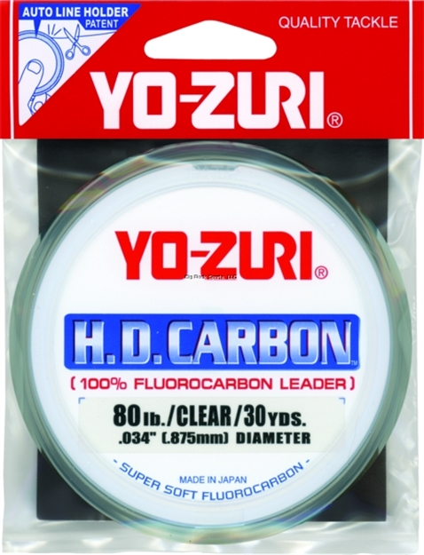 Picture of Yo-Zuri H.D. Carbon Fluorocarbon Leader 80Lb 30Yd Clear