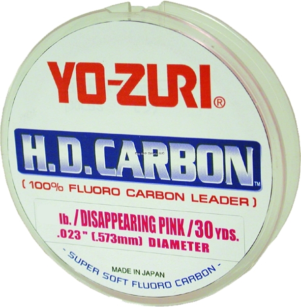 Picture of Yo-Zuri H.D. Carbon Fluorocarbon Leader Pink 15Lb 30Yds