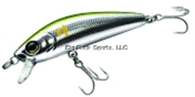 Picture of Yo-Zuri L-Minnow, 2 5/8", 1/4 Oz, Silver Green, Sinking
