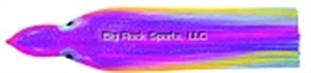 Picture of Yo-Zuri Octopus Skirt (With Holed Head) Red Eye, 7 3/4",Glow Eyes, Sunrise,2 PK