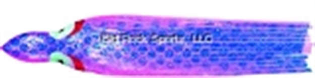 Picture of Yo-Zuri Octopus Skirt (With Holed Head) Red Eye Trolling Skirt, 4 1/4", Drag Queen,5 PK