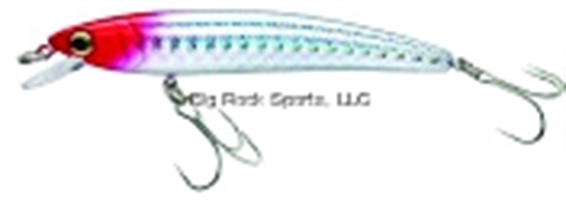 Picture of Yo-Zuri Pins Minnow, 2 3/4", 1/8 Oz, Red Head, Floating