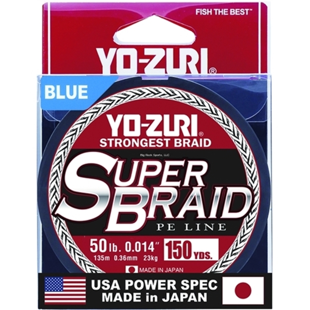 Picture of Yo-Zuri Superbraid Line, 50Lb Test, 150Yd, Blue, Boxed