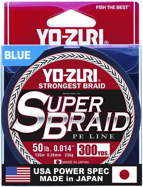Picture of Yo-Zuri Superbraid Line, 50Lb Test, 300Yd, Blue, Boxed