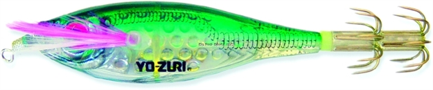 Picture of Yo-Zuri Ultra Lens Aurora Squid Jig, 3 1/2", 3/16 Oz, Green
