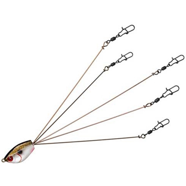 Picture of Yum Yumbrella 5-Wire Fishing Rig, 7", Tennessee Special, Floating YUMB5TS