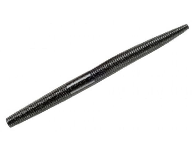 Picture of Yum Dinger Soft Plastic Worm 4", Black,10/Bag YDG4110