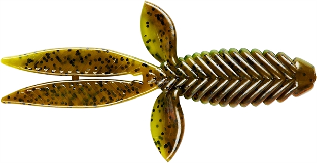 Picture of Yum Bad Mamma Soft Creature Bait, 4.25", Watermelon Green Pumpkin Lam,8 Bag