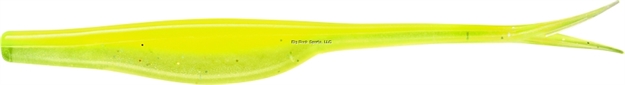 Picture of Yum Break'n Shad Soft Jerkbait, 5", Chartreuse Clear Shad, 10 Bag