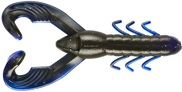Picture of Yum Christie Craw Soft Plastic Crawfish, 3 1/2", Black Blue Shadow, Floating,8/Bag