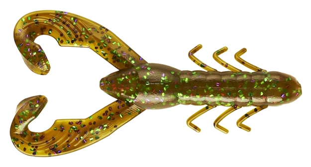 Picture of Yum Christie Craw Soft Plastic Crawfish, Soft Plastic Crawfish, 3 1/2", Watermelon Candy, Floating,8/Bag YCW333