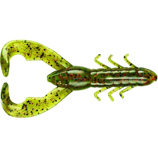 Picture of Yum Christie Craw Soft Plastic Crawfish, 3 1/2", Watermelon/Red Flake, Floating,8/Bag YCW302
