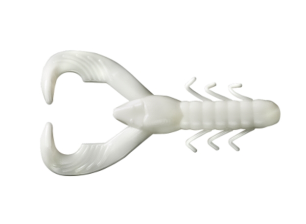 Picture of Yum Christie Craw Soft Plastic Crawfish, Soft Plastic Crawfish, 3 1/2",-White 8Ct YCW327