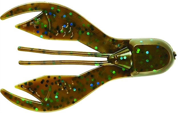 Picture of Yum Chunk, 2 3/4", Green Pumpkin Blue Flake, 8/Bag