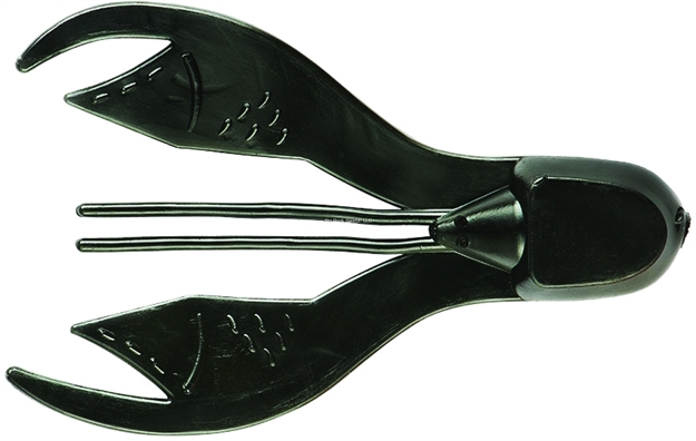 Picture of Yum Chunk Soft Plastic Crawfish, 2 3/4", Black,8/Bag