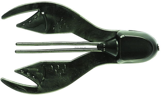 Picture of Yum Chunk Soft Plastic Crawfish, 3 1/4", Black,7/Bag
