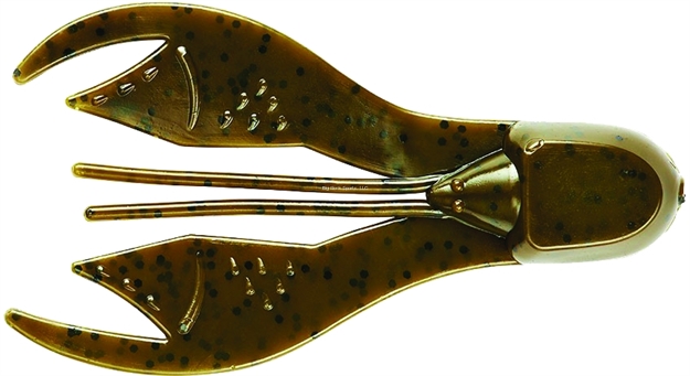 Picture of Yum Chunk Soft Plastic Crawfish, 3 1/4", Green Pumpkin,7/Bag