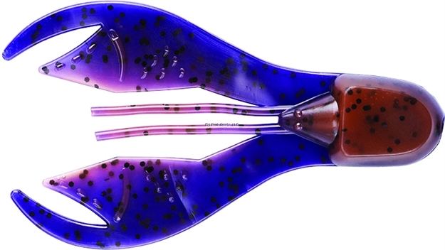 Picture of Yum Chunk Soft Plastic Crawfish, 3 1/4", Peanut Butter & Jelly,7/Bag