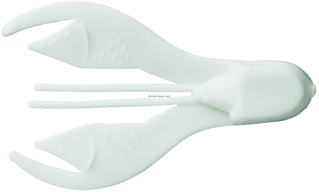 Picture of Yum Chunk Soft Plastic Crawfish, 3 1/4", White,7/Bag