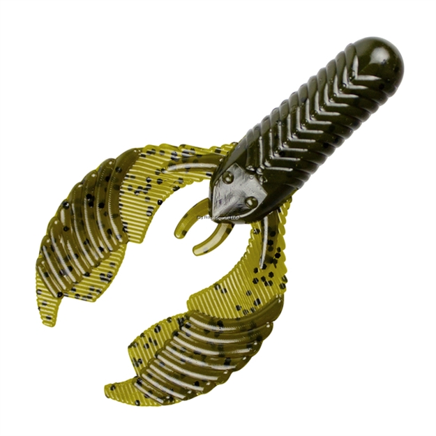 Picture of Yum Craw Chunk Soft Plastic Crawfish 3.25" Green Pumpkin