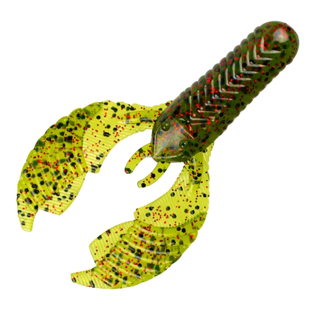 Picture of Yum Craw Chunk Soft Plastic Crawfish 3.25" Watermelon/Red