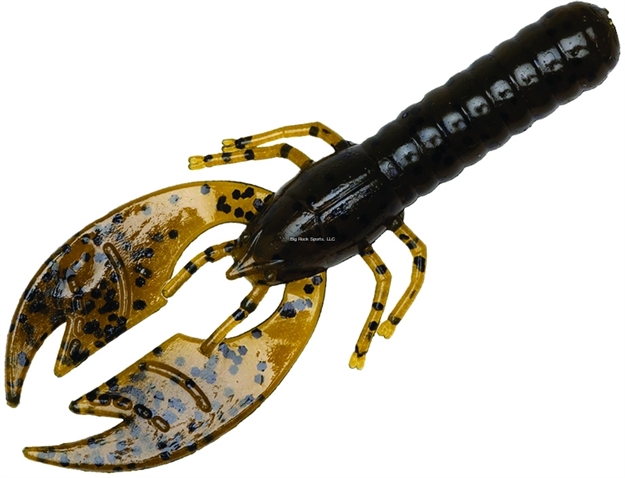 Picture of Yum Craw Papi Soft Plastic Crawfish, 2 3/4", Green Pumpkin,12/Bag