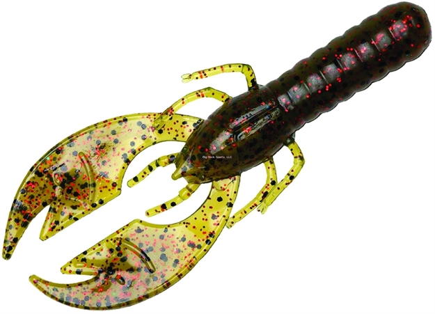 Picture of Yum Craw Papi Soft Plastic Crawfish, 2 3/4", Watermelon/Red Flake,12/Bag