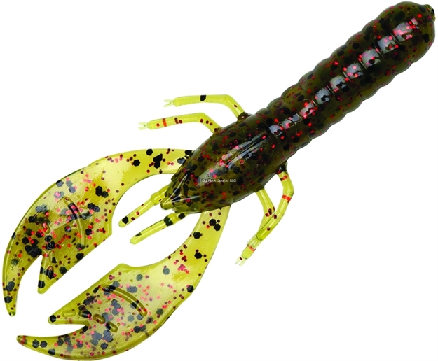 Picture of Yum Craw Papi Soft Plastic Crawfish, 3 3/4", Watermelon/Red Flake,8/Bag