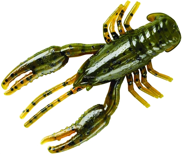 Picture of Yum Crawbug Finesse Craw, 2 1/2", Green Pumpkin,8/Bag
