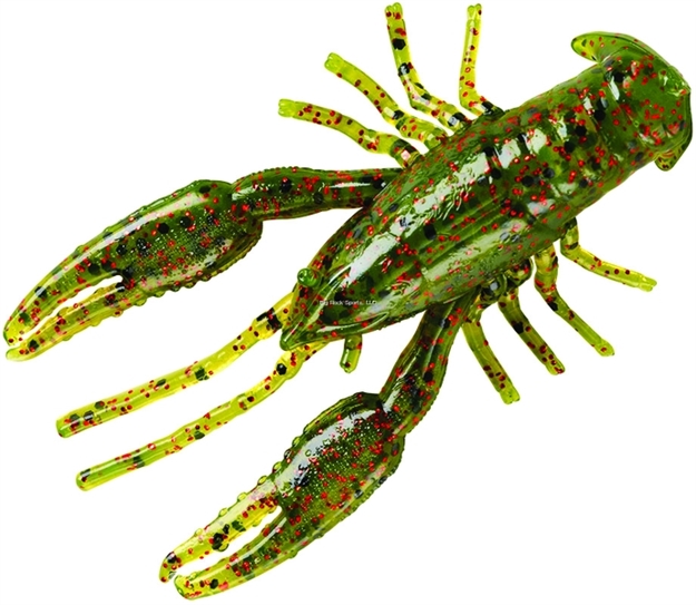 Picture of Yum Crawbug Finesse Craw, 2 1/2", Watermelon/Red Flake,8/Bag