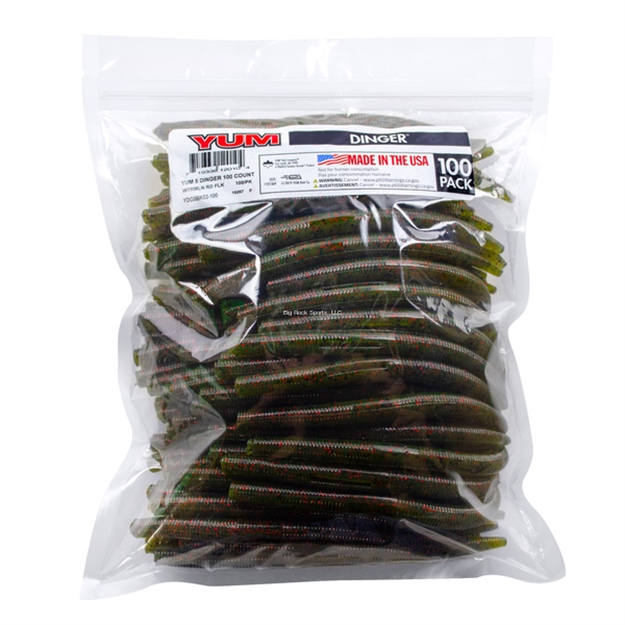 Picture of Yum Dinger Bulk 100 Ct. Watermelon Red Flake 5"