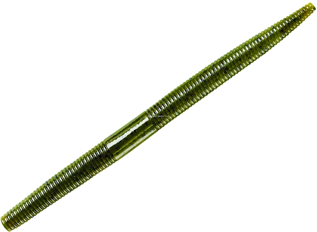 Picture of Yum Dinger Soft Plastic Worm 4", Green Pumpkin,10/Bag YDG408