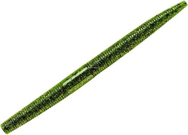 Picture of Yum Dinger Worm, 4", Watermelon/Gold Flake,10/Bag