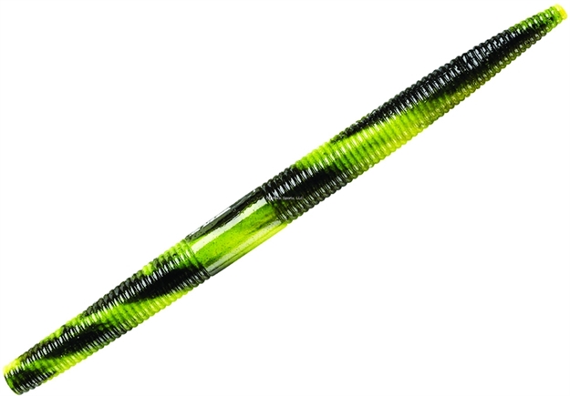 Picture of Yum Dinger Worm, 5", Bumblebee Swirl,8/Bag