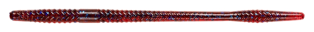 Picture of Yum Finesse Worm, 6 1/2", Plum, 12/Bag